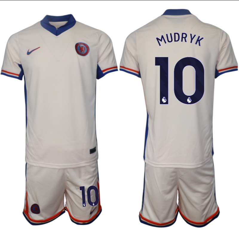 Men 2024-2025 Club Chelsea away Cream #10 Soccer Jersey